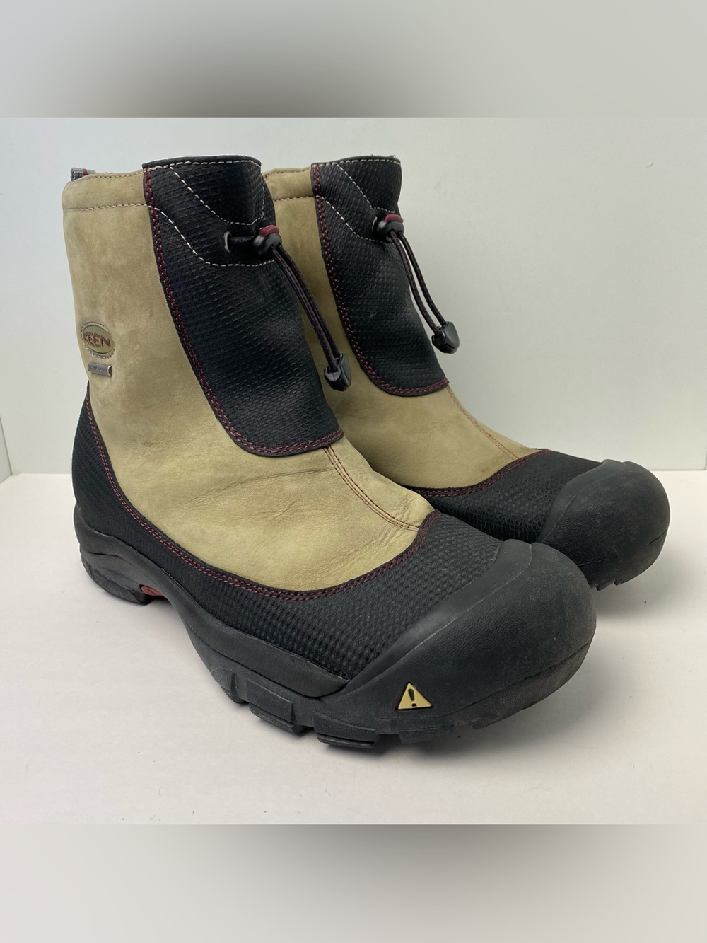 Keen Primaloft 200g Insulation Waterproof Winter Boots Women's 10.5 Tan Side Zip